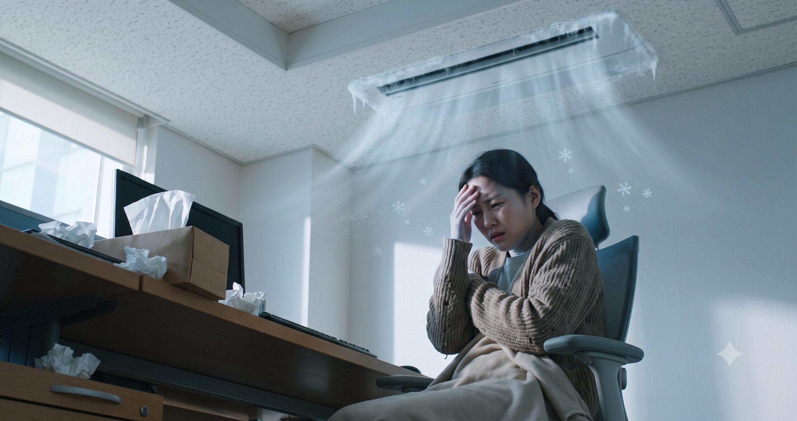 사무실 냉방병 증상 - 여름 감기와 냉방병 비교